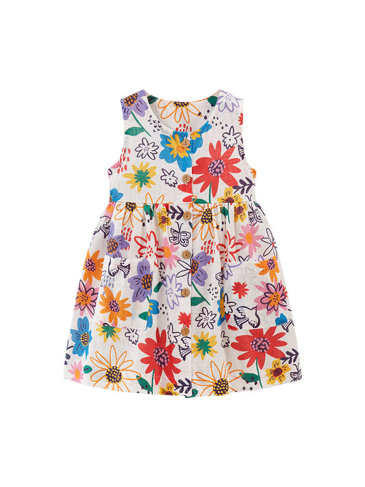 Alula Dress Printed Colorful Flower