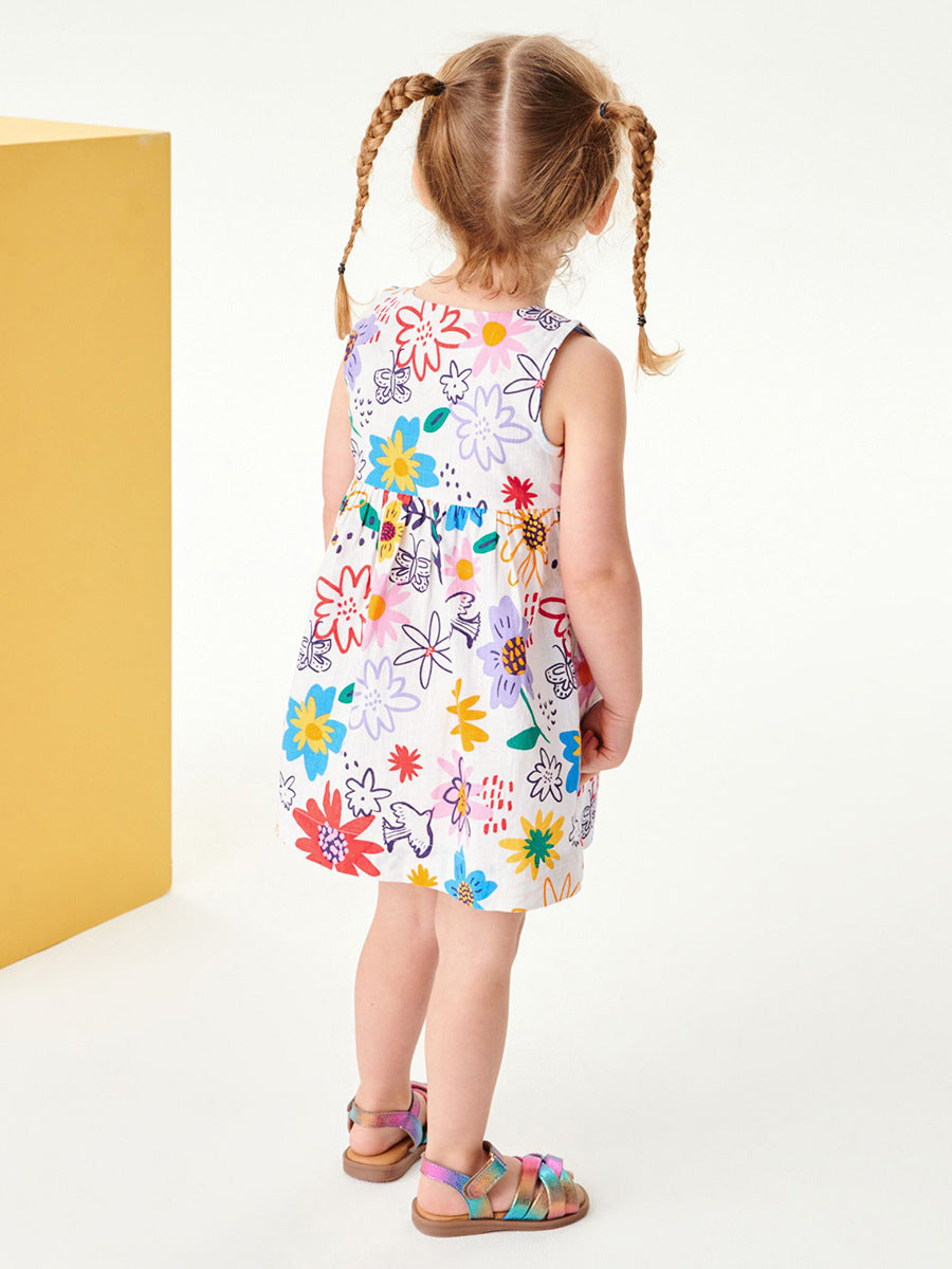 Alula Dress Printed Colorful Flower