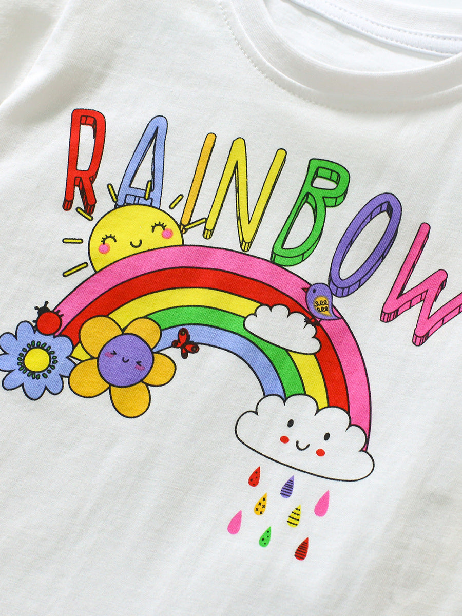 Boxy Rainbow Short Sleeve