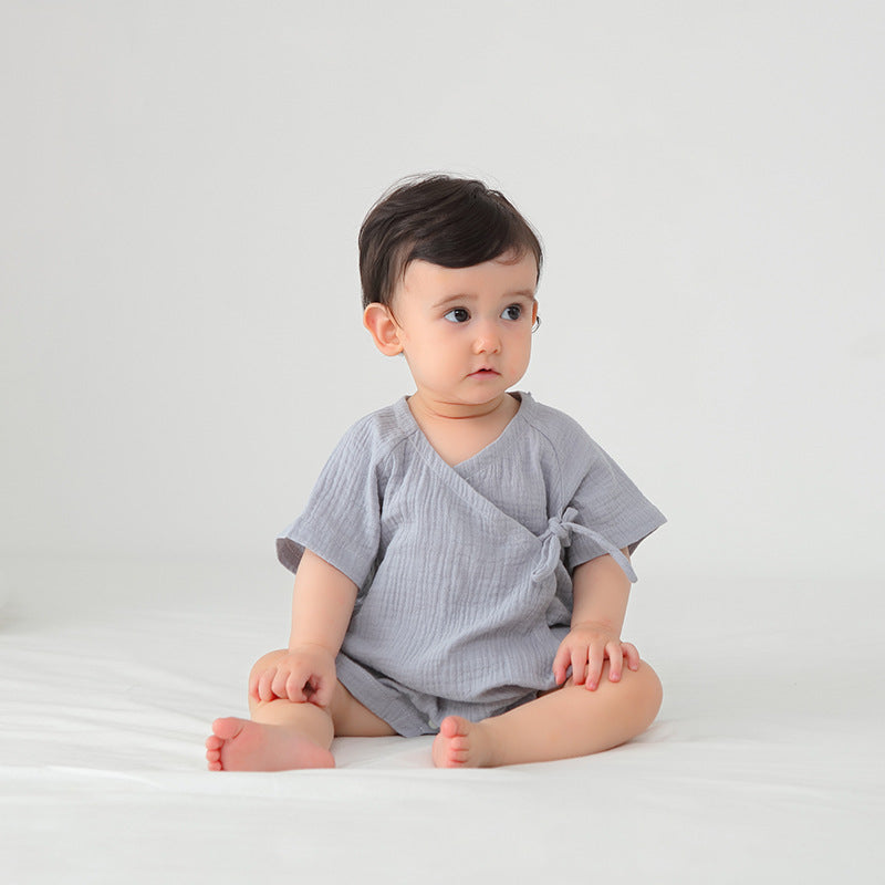 Burgess Short Bodysuit - Grey