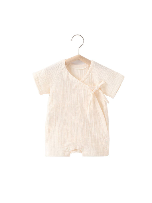 Burgess Short Bodysuit - White