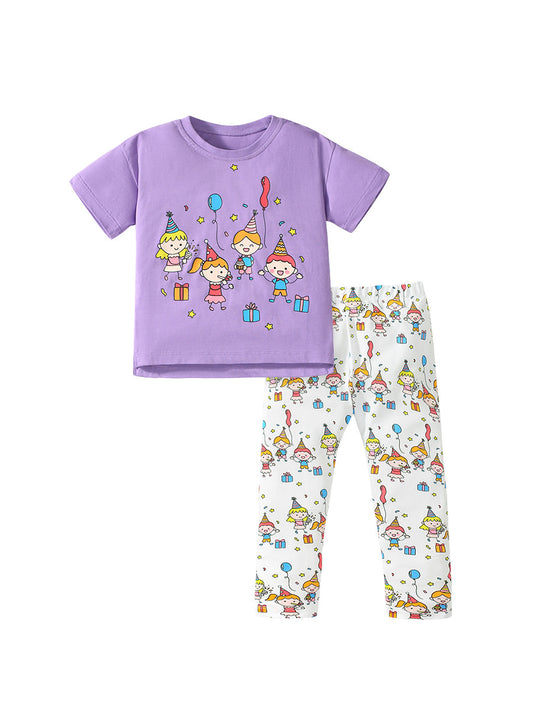 Celeste Party Short Sleeve and Legging Set