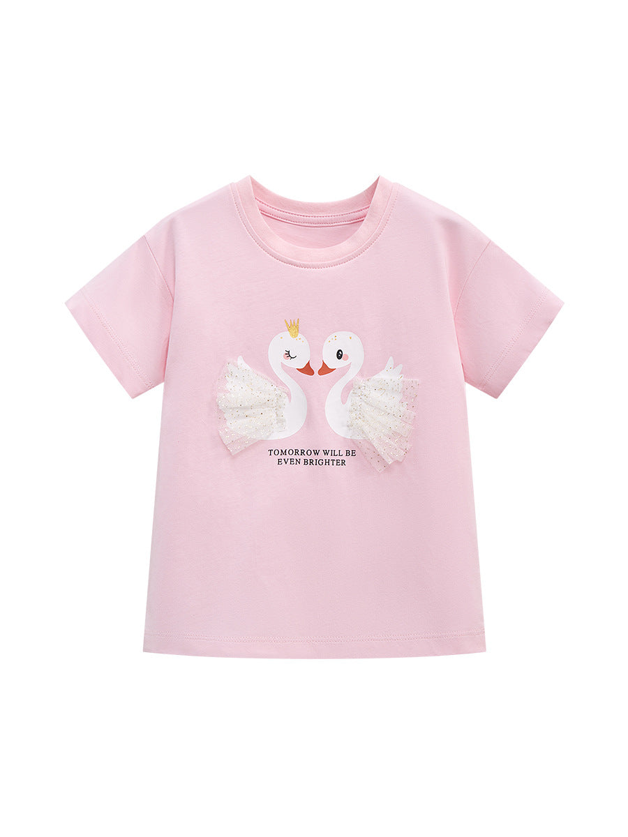 Mimi Swan Pink T-shirt