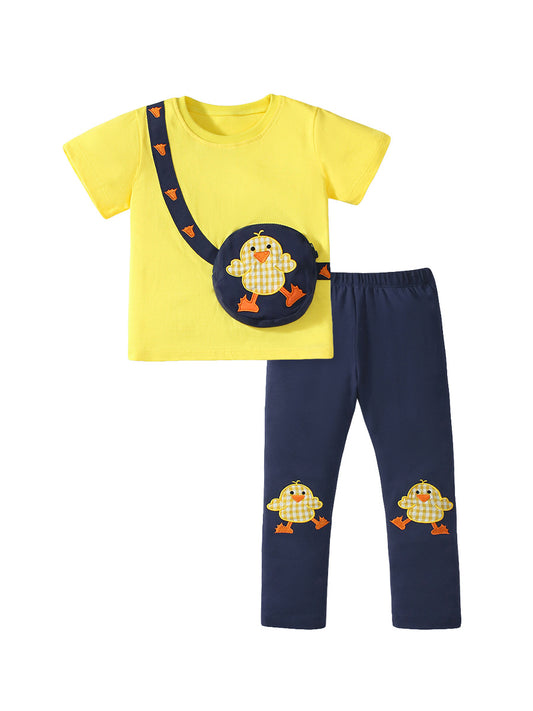 Ruddy Duck Top And Legging Set Yellow