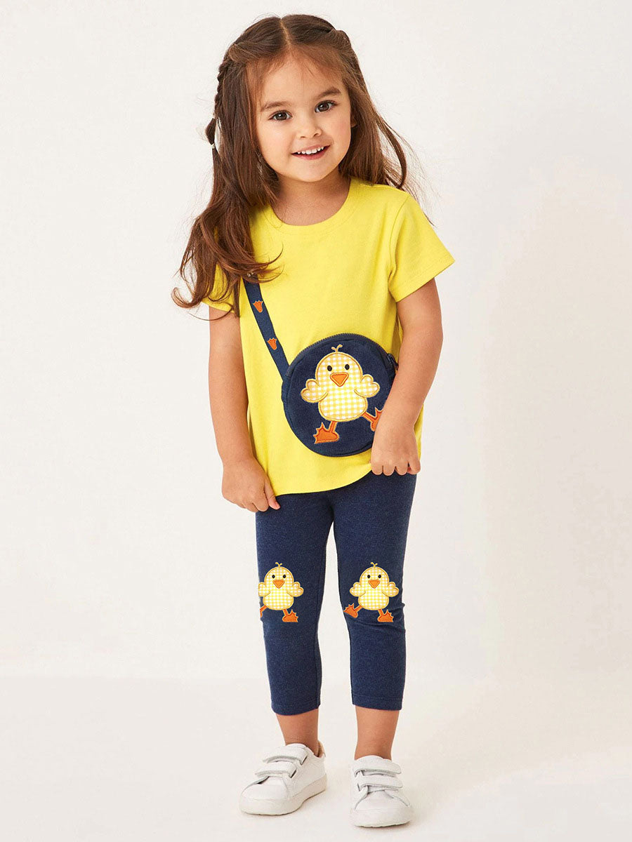 Ruddy Duck Top And Legging Set Yellow