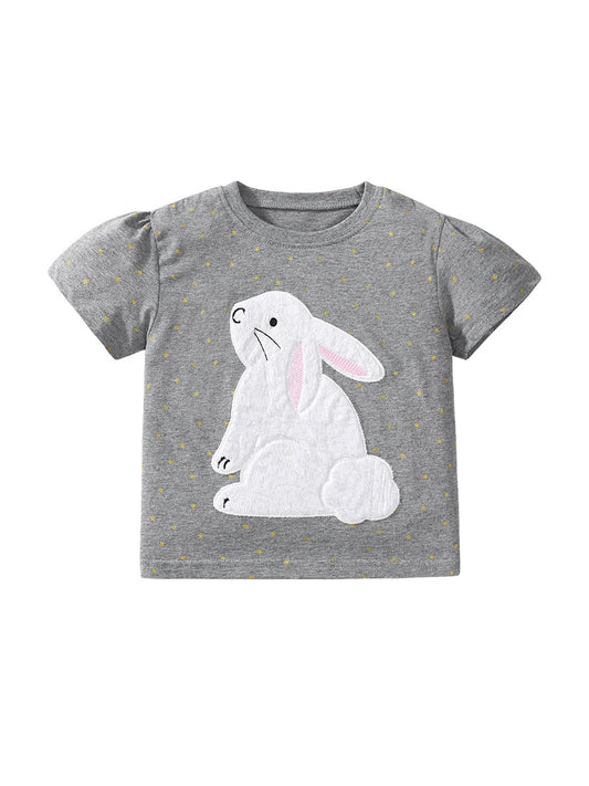 Starry Bunny Gloomy Short Sleeve